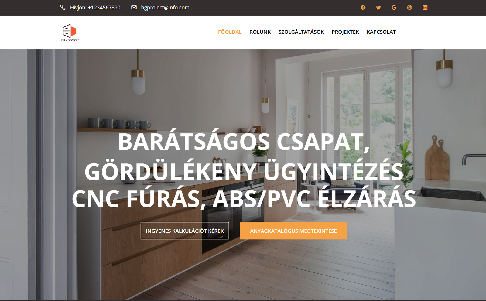 Publio365 weboldal képernyőkép